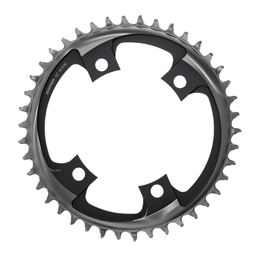 Pyoranosat ROSE | Sram X-Sync Road 1X12 Chainring, 107 Bcd, Grey, Red®