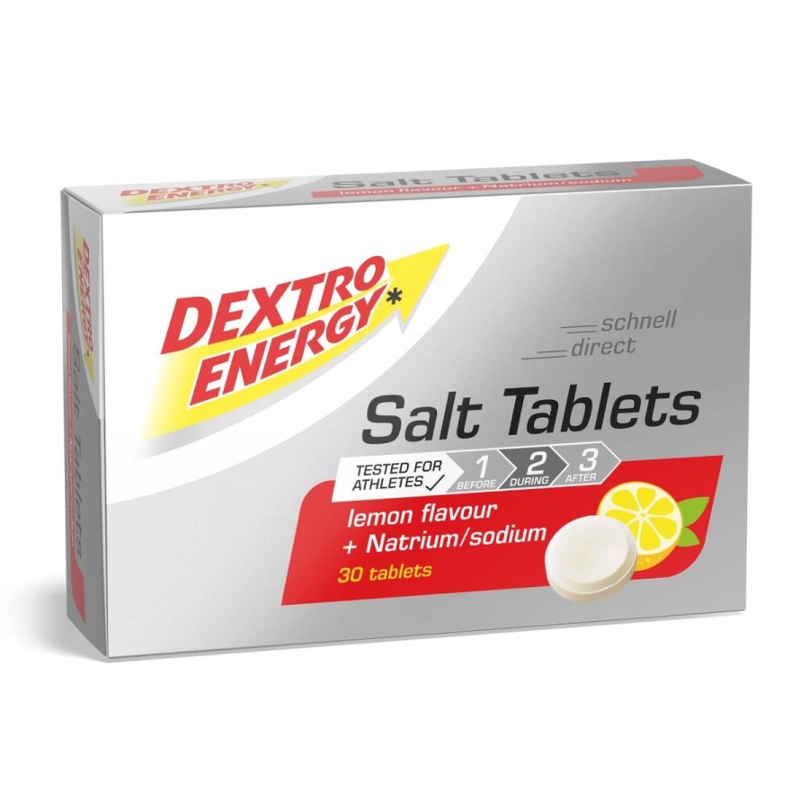 Pyorailytarvikkeet ROSE | Dextro Energy Salt Tabs Lemon Dextrose Chewable Tablets With Sodium