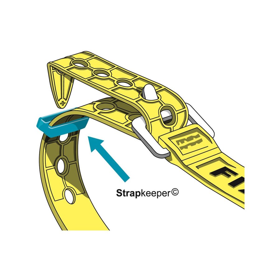 Pyorailytarvikkeet ROSE | Fixplus Strapkeeper For 35-66 Cm Straps (Pack Of 4)