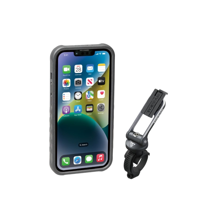 Pyorailytarvikkeet ROSE | Topeak Ridecase Phone Case For Iphone 14 Incl. Ridecase Mount