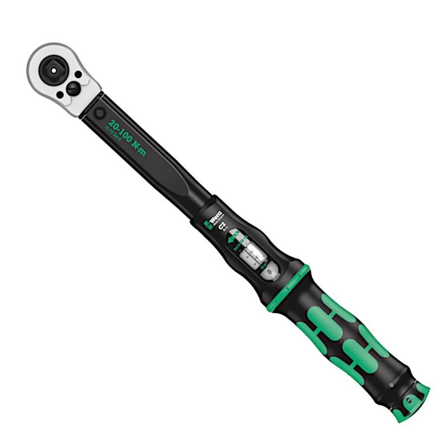 Pyorailytarvikkeet ROSE | Wera Click-Torque C2 Push R/L Torque Wrench 1/2" 20-100 Nm