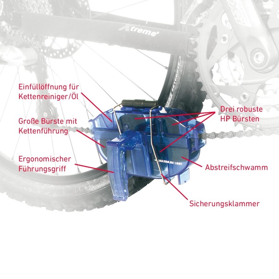 Pyorailytarvikkeet ROSE | Rose Caretec Chain Cleaning Device