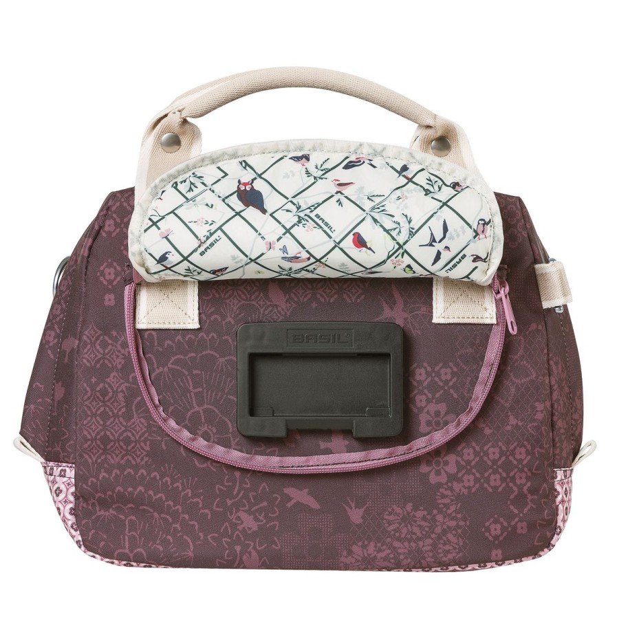 Pyorailytarvikkeet ROSE | Basil Boheme City Bag Kf Ladies' Bicycle Bag Incl. Kf Adapter Pl