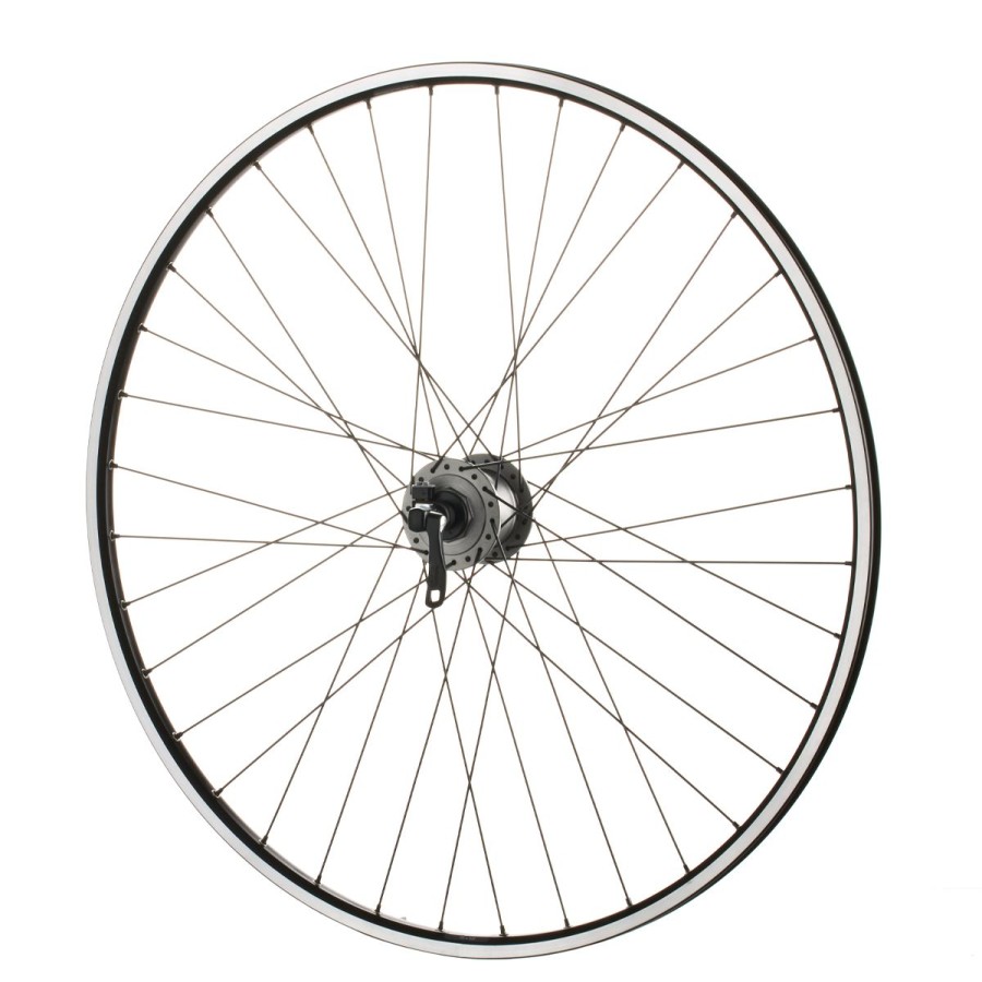 Pyoranosat ROSE | Rose Ryde Chrina/Shimano Alivio Dh-T4000-1N 28" Road Front Wheel With Hub Dynamo (Silver/Black)