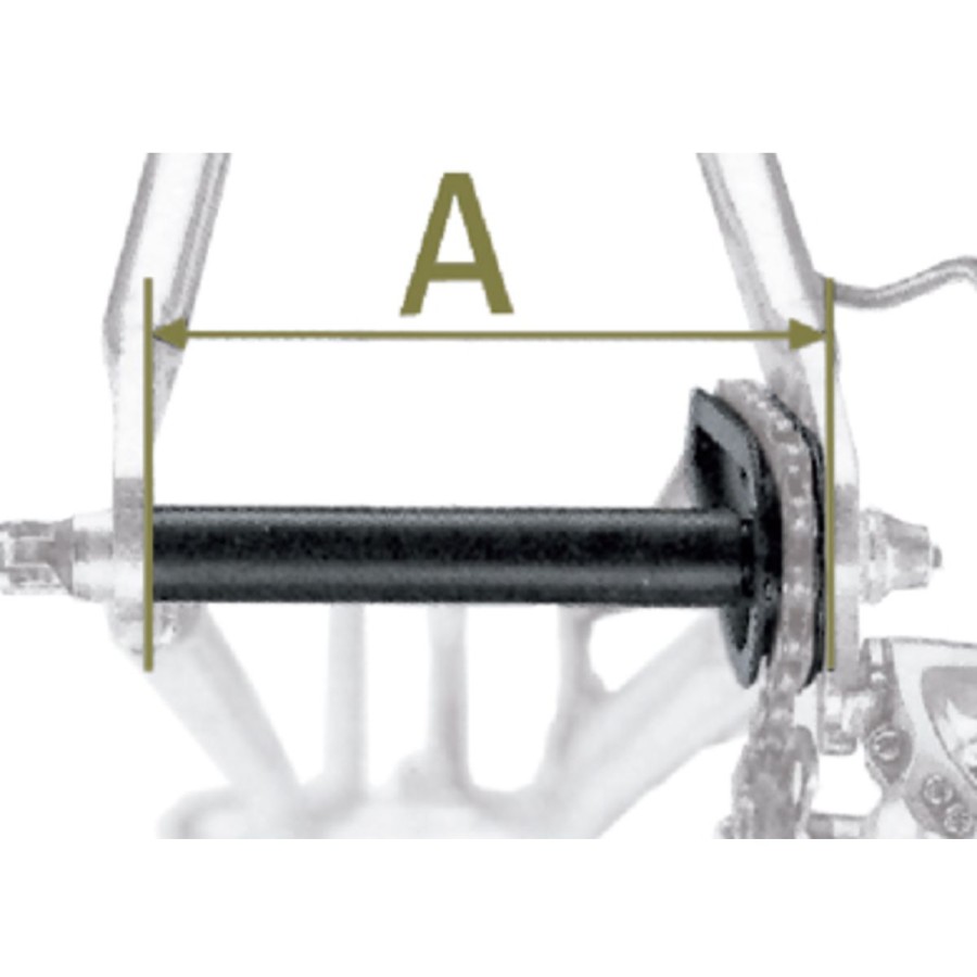 Pyorailytarvikkeet ROSE | Icetoolz Chain Master Transport Axle